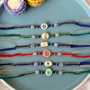 Peacock Feather Rakhi